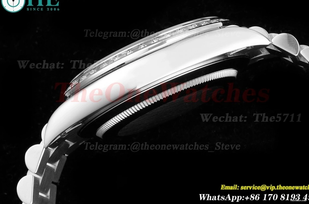 DayDate GSF 228396 SS (Tungsten Pres Dial Version) SS A3255 Silver 40mm Heavy 0427